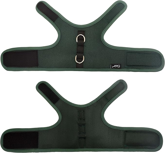 Cat Harness and Leash for Walking Escape Proof Breathable Mesh Fabric, Solid Green, Extra Large, Adjustable Cat Walking Jackets, Padded Stylish Cat Vest