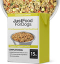 JustFoodForDogs Vet RX Pantry Fresh Prescription Dog Food, Human Grade, Vet Recommended Fresh Pet Meal, Limited Ingredient, Prescription Diet, Hepatic Support Low Protein, 12.5oz- 12 Pack