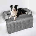 Cooling Mat for Dogs, Self Cooling Dog Bed for Couch, Orthopedic Pet Sofa Bed with Removable Washable Cover, for Crate Floor Car, Durable & Non-Gel, 41 x 37 inch, Grey