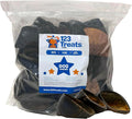 123 Treats | Cow Hooves for Dogs (50 Count) 100% Natural Long-Lasting Dental Dog Chews Made from Beef Hoof | from Free Range, Grass Fed Cattle with NO additives, Coloring or Chemicals