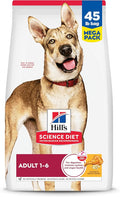 Hill's Science Diet Adult 1-6 Dry Dog Food, Chicken & Barley, 45 lb. Bag