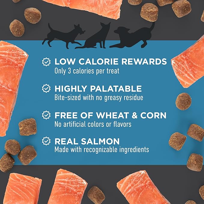 Cloud Star Tricky Trainers Chewy Dog Treats, Salmon, 14 oz. Pouch