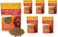Charlee Bear Dog Training Treats for Small, Medium & Large Breeds, Crunchy Low Calorie Grain Free Dog Treats, USA Made, Chicken, Pumpkin & Apple, 6 Pack, 8oz Each