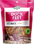 All Natural Duck Feet (70 oz, Approx. 110 pcs.) Dog Treats | Dehydrated for Freshness | Supports Joint Health with Glucosamine and Chondroitin | Promotes Dental Hygiene