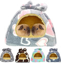 Guinea Pig Bed, Guinea Pig Warm Hideout House Accessories Cozy Bed for Small Animals Hamsters Chinchillas Dwarf Bunnies Hedgehogs. M, Greyheart