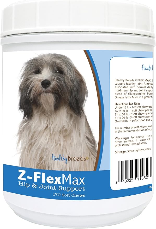 Healthy Breeds Tibetan Terrier Z-Flex Max Hip and Joint Soft Chews 170 Count