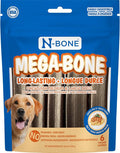 N-Bone Mega-Bone Long-Lasting Dog Chews, Mac n' Cheese Flavor, 6count, 16.8oz