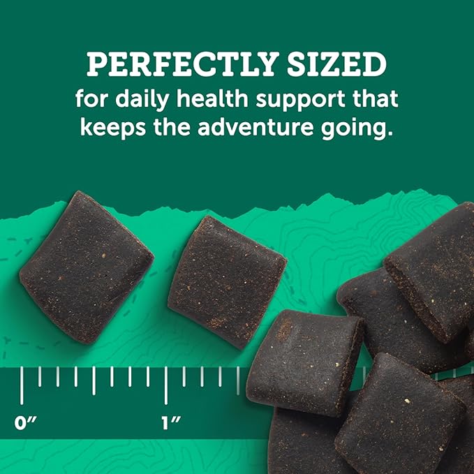 Zuke’s Hip and Joint Support Dog Treats for Adult Dogs of All Sizes, Senior Dog Treats made with Real Beef, 16 oz. Resealable Pouch - 6 oz. Bag