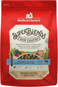 Stella & Chewy's SuperBlends Raw Coated Wholesome Grains Wild-Caught Whitefish & Salmon Recipe with Superfoods, 21 lb. Bag