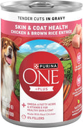 Purina ONE Tender Cuts Skin & Coat Chicken & Brown Rice Wet Dog Food - (Pack of 12) 13 oz. Cans