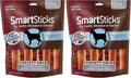 SmartBones SmartSticks, Treat Your Dog to A Rawhide-Free Chew Made with Real Meat and Vegetables (Pack of 2)