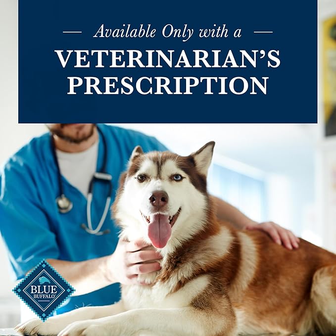 Blue Buffalo Natural Veterinary Diet W+M Weight Management + Mobility Support Dry Dog Food, Veterinarian Prescription Required, Salmon, 6-lb. Bag