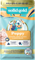 Solid Gold Chicken Dry Puppy Food - W/Real Chicken & Potato - Grain Free & Gluten Free Puppy Dog Food w/Probiotics for Gut Health & Digestion - Healthy Kibble for Puppies - Nutrientboost™ - 22 LB