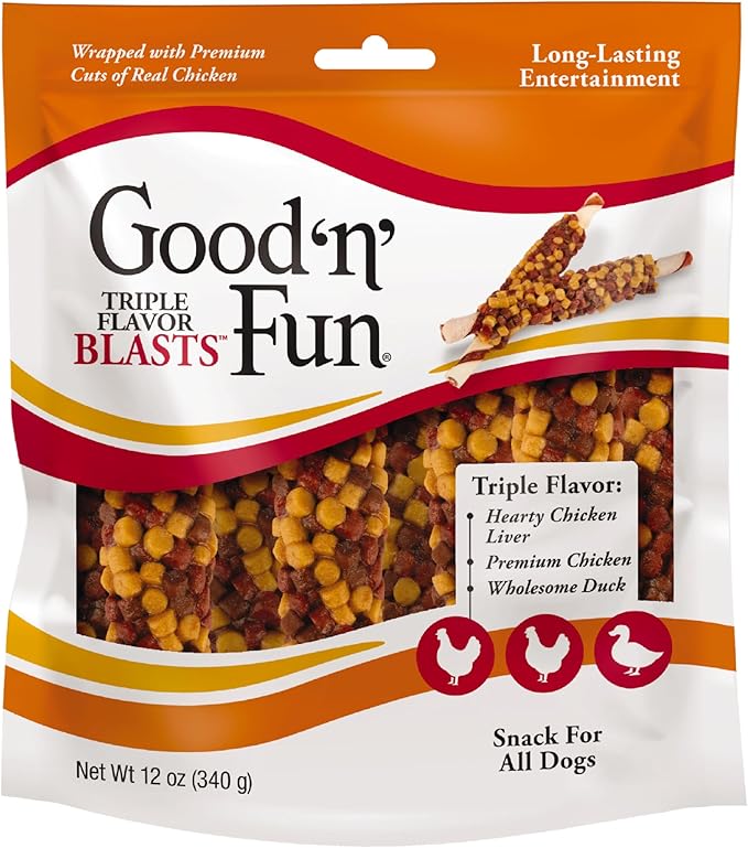 Good'n'Fun Gnf Triple Flavor Blasts 12 OZ - Pack of 1