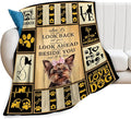 banonaty Yorkie Blanket Dog Throw Blanket Cozy Fleece Flannel Bedding Springer Yorkie Gifts for Women Men Boys Girls Adult Lover Stuff Plush for Couch Sofa Bed Decor 50"X60"
