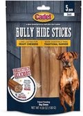 Cadet Bully Hide Sticks for Small Dogs, All-Natural Beef Pizzle, Limited-Ingredient Long-Lasting Dog Chews for Aggressive Chewers, 5 Count