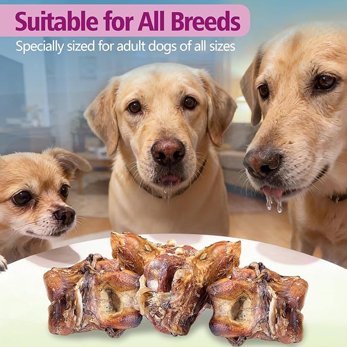 All-Natural Beef Knuckle Bone for Dogs - Durable Chew Toy for Aggressive Chewers, Highly Digestible Adult Dog Treat Suitable for All Breeds