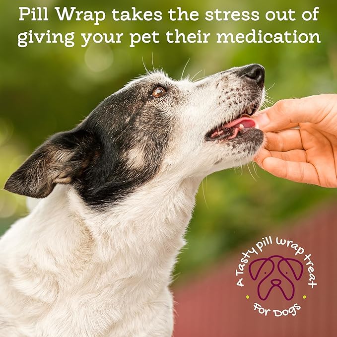 Riley's Pill Wrap for Dogs - Delicious Bacon Flavored Pill Paste for Dogs - Wrap Pills, Capsules, Tablets in a Pocket or Pouch to Mask The Taste & Make Pill Time Easy - 4.2 oz