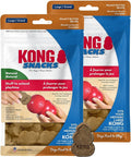 KONG Snacks Dog Treats – 2-Pack | All-Natural, Made in USA, Fits Classic Toys, No Wheat, Corn or Soy (Large, Peanut Butter)