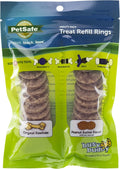 PetSafe Busy Buddy Rawhide Treat Rings - Quality Dog Treats - Training Reward - Original Rawhide & Peanut Butter Flavors - Size A - 24 Rings