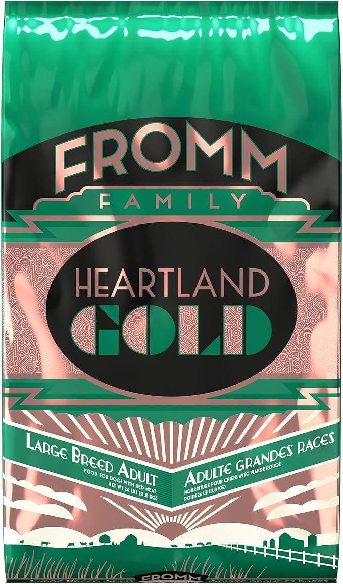Fromm Heartland Gold Large Breed Adult Dog Food - Dry Dog Food for Large & Giant Breeds - Beef Recipe - 26 lb