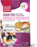 The Honest Kitchen Human Grade Whole Food Clusters Grain Free Chicken & Fish Dry Cat Food, 4 lb Bag