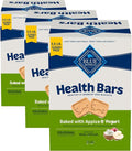 Blue Buffalo Health Bars Crunchy Dog Biscuits, Oven-Baked with Natural Ingredients, Apples & Yogurt, 3.5-lbs Box (Pack of 3)