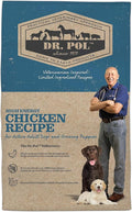 Dr. Pol Limited Ingredient Chicken Dog Food - High Energy Dry Kibble for Active Dogs, All Breed and Life Stages, Vet Formula for Sensitive Stomach, Allergies, and Weight Control, 4 lb Bag