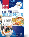The Honest Kitchen Human Grade Whole Food Clusters Grain Free Turkey & Chicken Dry Cat Food, 4 lb Bag