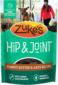 Zuke’s Hip and Joint Support Dog Treats for Adult Dogs, Senior Dog Treats Made with Real Peanut Butter and Oats, 16 oz. Resealable Pouch - 16 oz. Bag