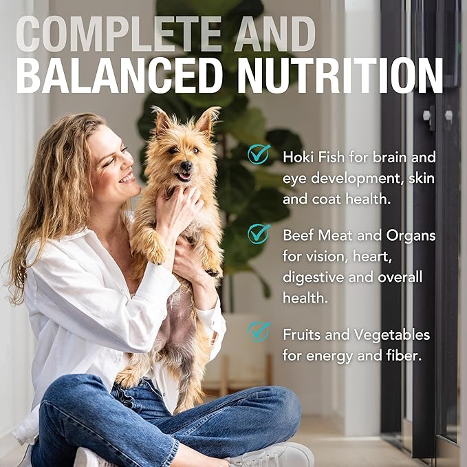 K9 Natural Dog Food – Grain-Free Freeze-Dried Chicken 4 lb & Wet Pate Hoki & Beef 6 oz (Pack of 12)