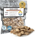 Fresh Is Best Duck Liver Freeze Dried Dog Treats – Raw Freeze Dried Cat Treats in Resealable Zipper Bag – High-Protein for Dogs & Cats – Made in the USA