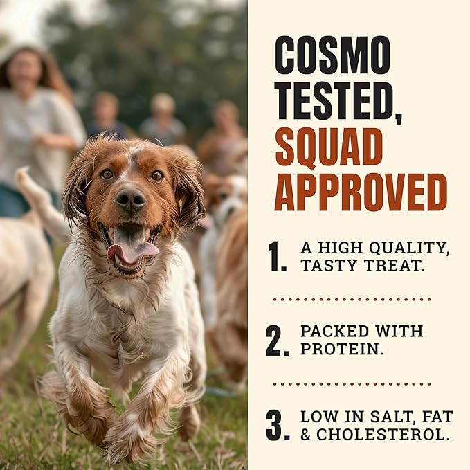 Cosmo's Snack Shack Pork Meat Sticks for Dogs - Savory Flavor - All Natural Dog Treat - Made in USA (24 Count Pack of 1)
