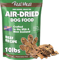 Real Meat Air Dried Dog Food w/ Real Beef - 10lb Bag of USA-Crafted Grain-Free, High Protein Dog Food