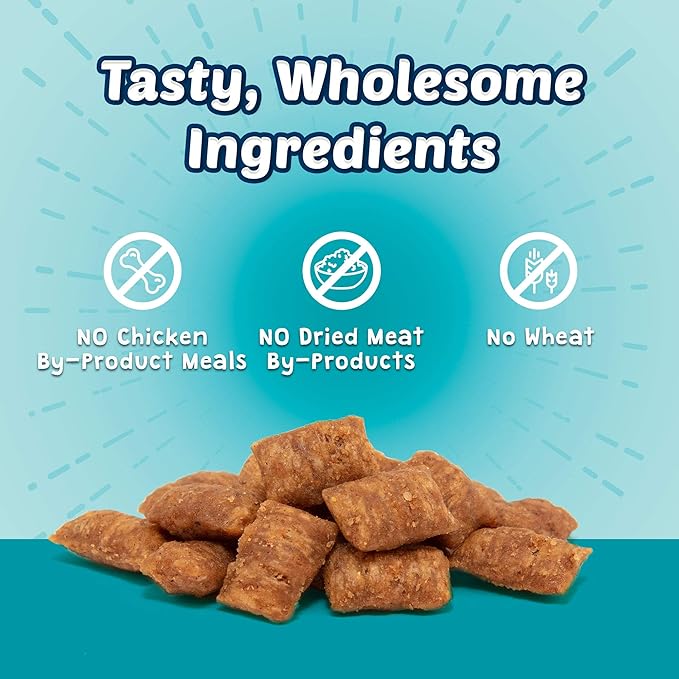 Blue Buffalo Bursts Crunchy Cat Treats, Seafood 2-oz Bag (6 Pack)