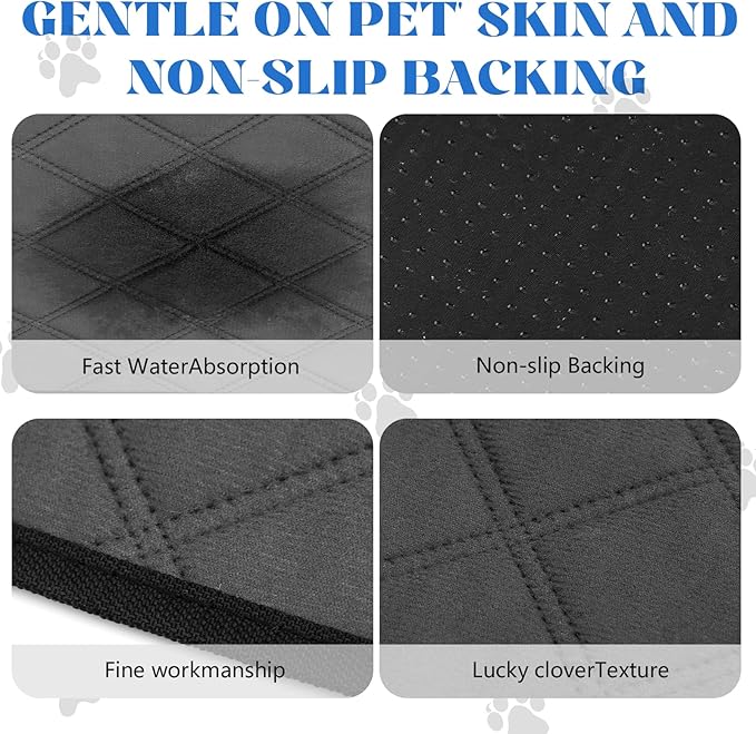 Washable Guinea Pig Cage Liner, 2 Pack 47" x 24" Washable Guinea Pig Bedding, Reusable Super Absorbent Cage Liners with Anti-Slip Backing for Small Animals, Rabbits, Hamsters, Rats