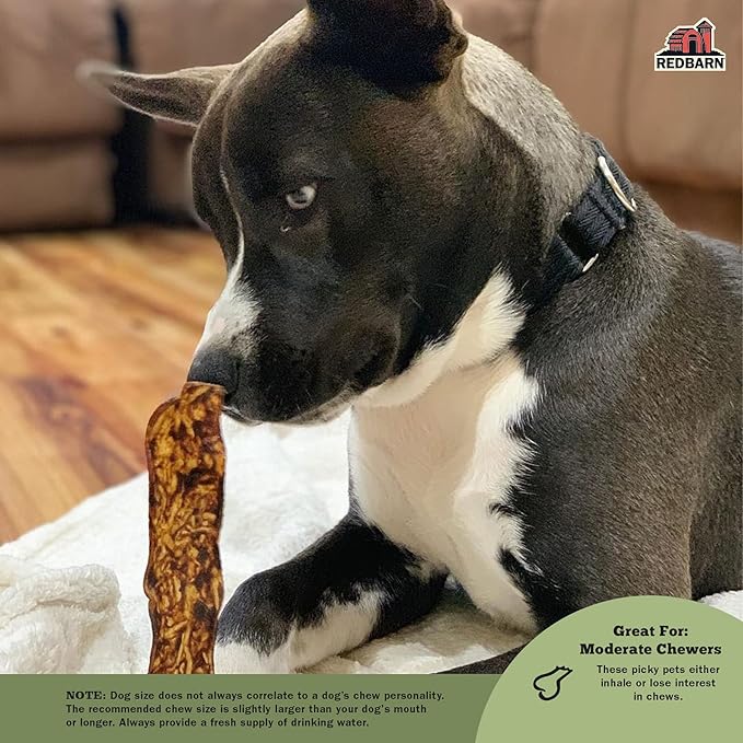 Redbarn Bully Slices for Dogs, Highly Palatable, Long-Lasting Natural Dental Treats with Functional Ingredients, 9 oz. (Pack of 2) - Original Bully