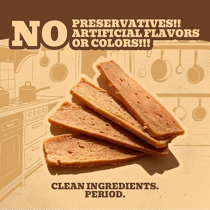 Smoked Salmon Jerky Dog Treats – Real Salmon as #1 Ingredient, High-Protein Tender Strips, Naturally Smoked Flavor, Grain-Free (8.8 oz / 250 g)