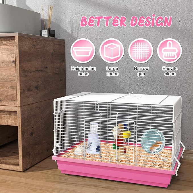 Pronetcus Hamster cage for Hamsters, Gerbils, mice, Rats, Small Guinea Pigs and Other Small Animals.