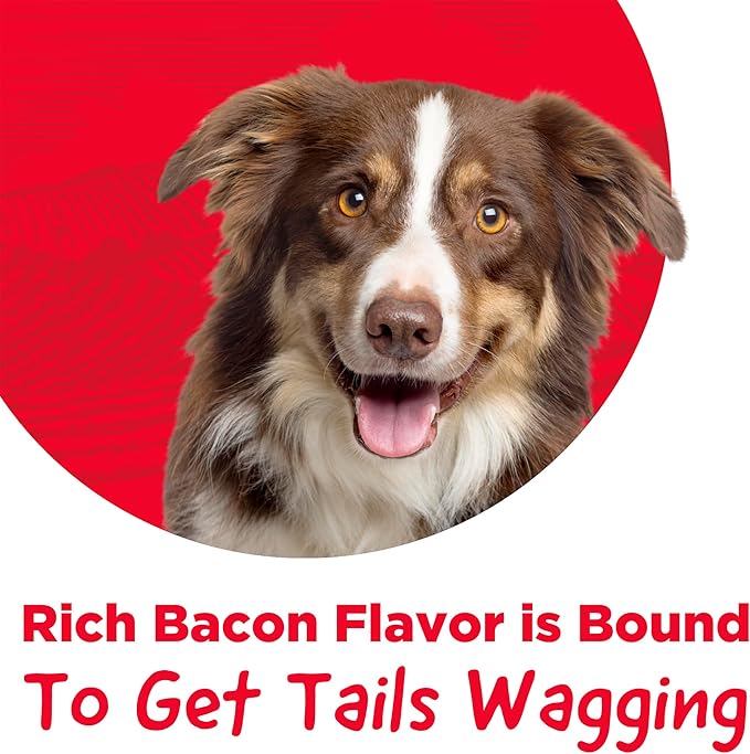 Country Kitchen Stuffed Shin Bone Bacon and Cheese Flavor Dog Treat, 100% Natural, Long Lasting, 1 Large Bone 5-6 inches (Pack of 2)