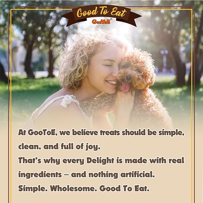 Gootoe Buffalo Dog Treats, Natural Low-Fat Chews for Training & Rewards, Limited Ingredient, Puppy Treats for Small Dogs & Puppies, Resealable Bag, Buffalo Bites Stick (Small), 8 oz
