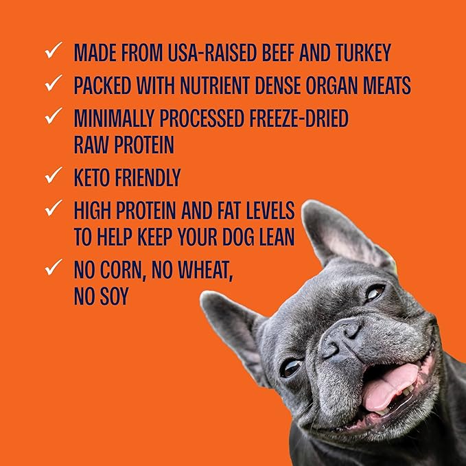 Muenster Freeze Dried Pumpkin Meatball Dog Treats 4 oz - Grain Free, Made in USA