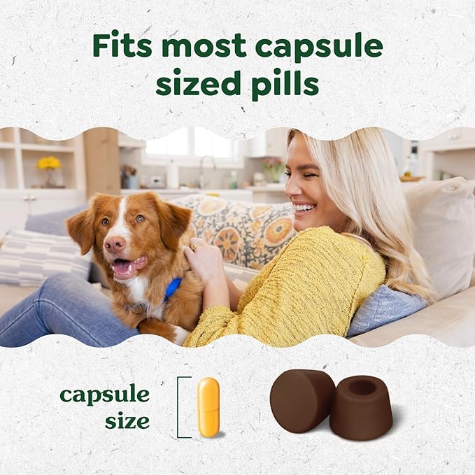 Greenies Pill Pockets for Dogs Large Size, Dog Treat Pouch for Capsule Medication, Hickory Smoke Flavor, 7.9 oz. Pouch