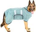 Bienbee Dog Bathrobe, Quick Drying Super Absorbent Dog Robes for After Bath, Warm Keeping Dogs Towel, Dogs Bath Supplies, Light Green XXL