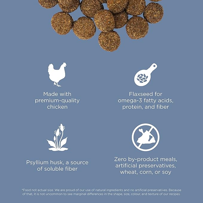 Go! Solutions Weight Management + Joint Care Chicken Grain-Free Dry Dog Food, Premium Kibble for Adults & Seniors with Added Glucosamine & Chondroitin for Healthy Mobility, 12 lb Bag