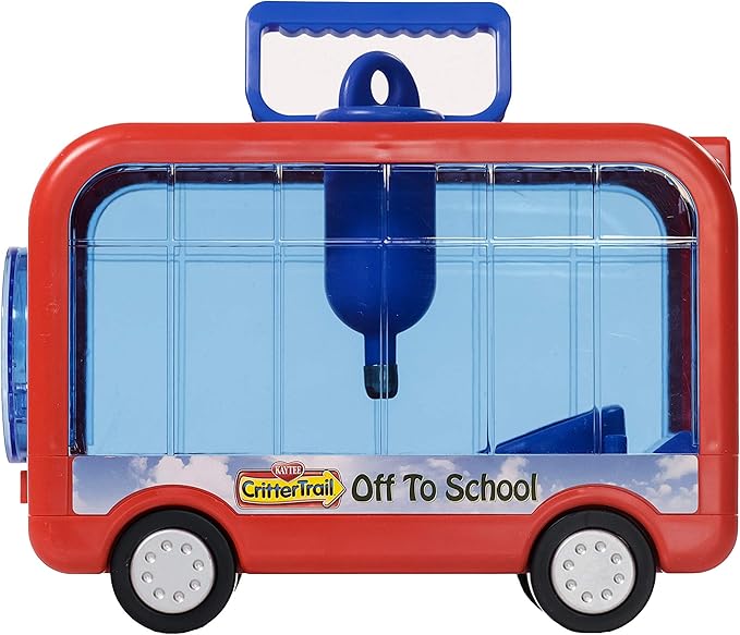 Kaytee CritterTrail Off To School Travel Carrier for Pet Hamsters, Gerbils, or Mice