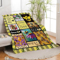 Bee Throw Blanket Bee Stuff Gifts for Kids Girls Boys Adults Women Men Soft Cozy Warm Plush Fluffy Fuzzy Fleece Blanket Decor 60''X80''
