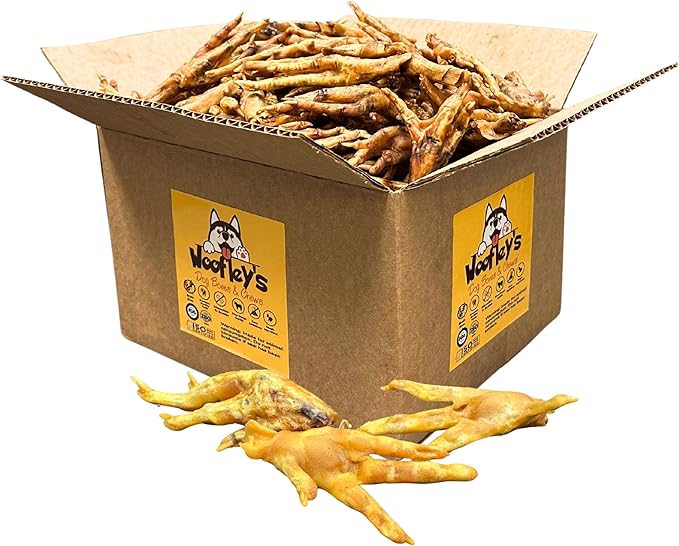 Woofley's Chicken Feet (50 Count)- Chicken Feet Dog Treats - Natural Dog Chews and Treats