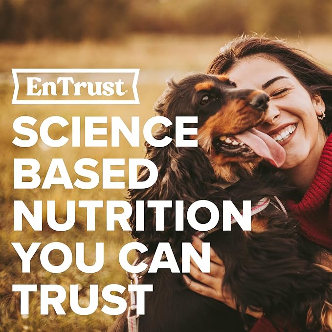 ENTRUST Adult Dog Food | Real Chicken & Barley, Enriched with Super Foods, Antioxidants and Probiotics | No Wheat or Soy | 35 Pound Bag