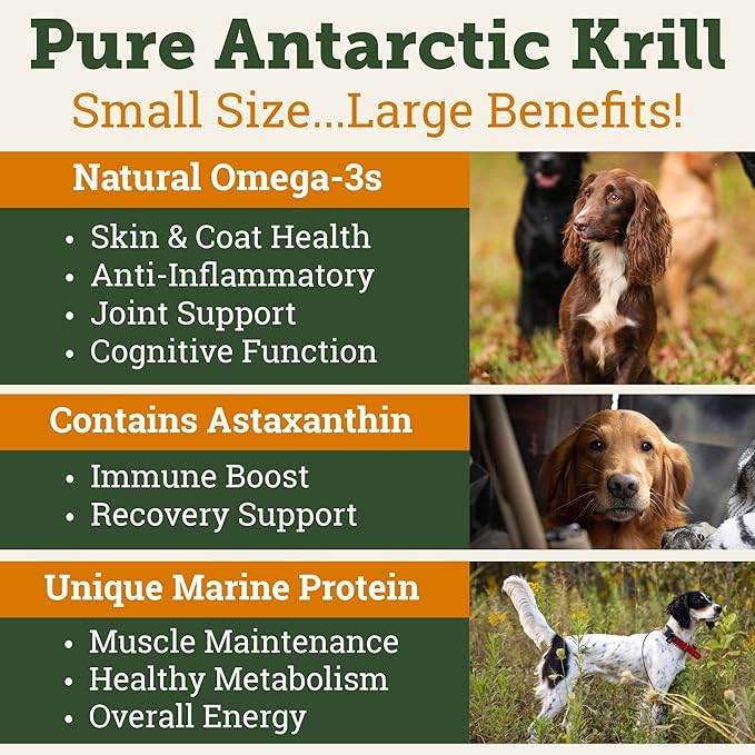 DogBone Krillagen Chews for Dogs – 90 Count Supplement - Type 2 Collagen for Hip & Joint Support – Krill Powder Omega 3 DHA + EPA for Heart, Skin, Coat - Active, Large Breed, & Senior Canine Health